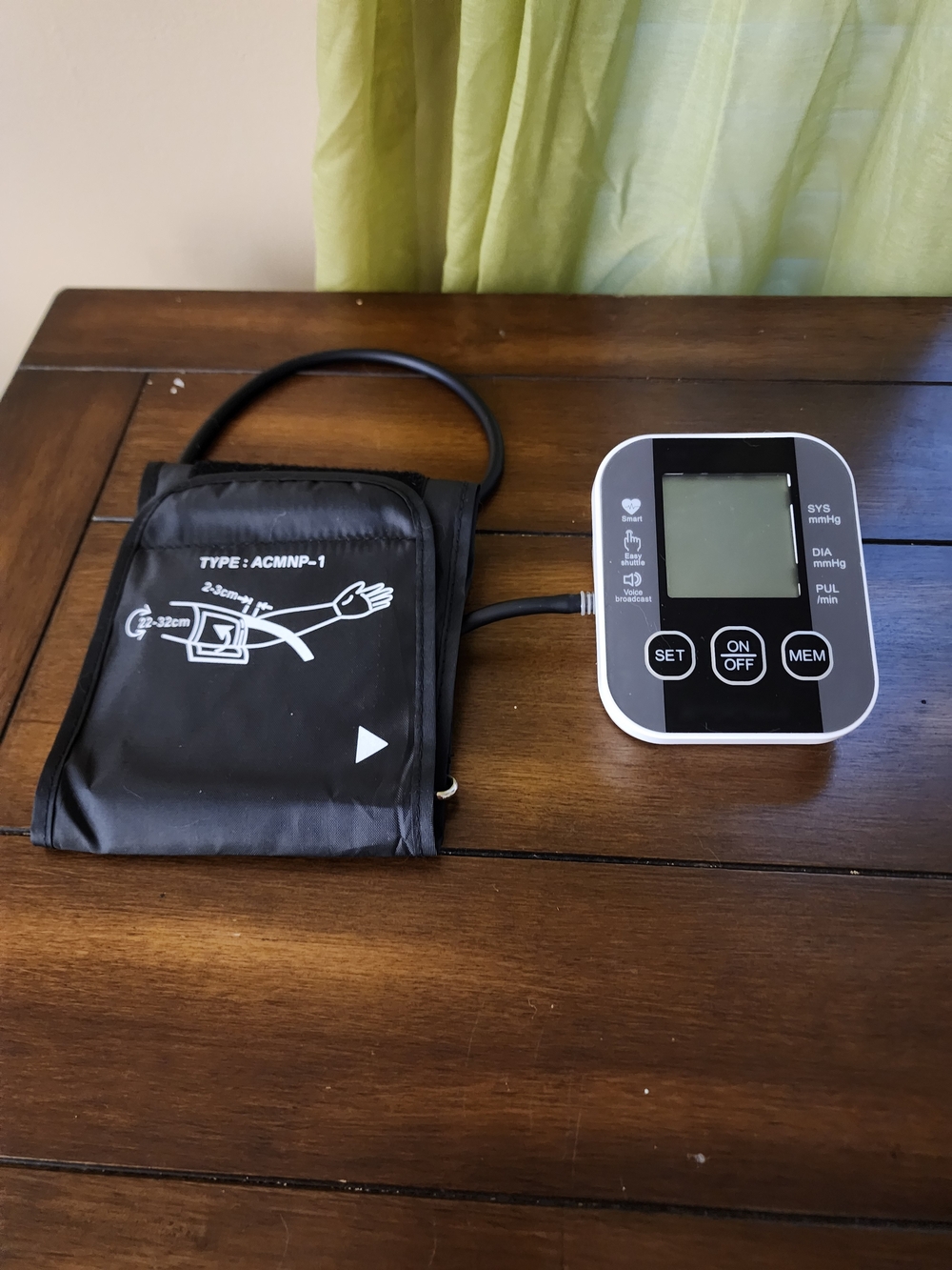 Portable Electronic Blood Pressure Monitor